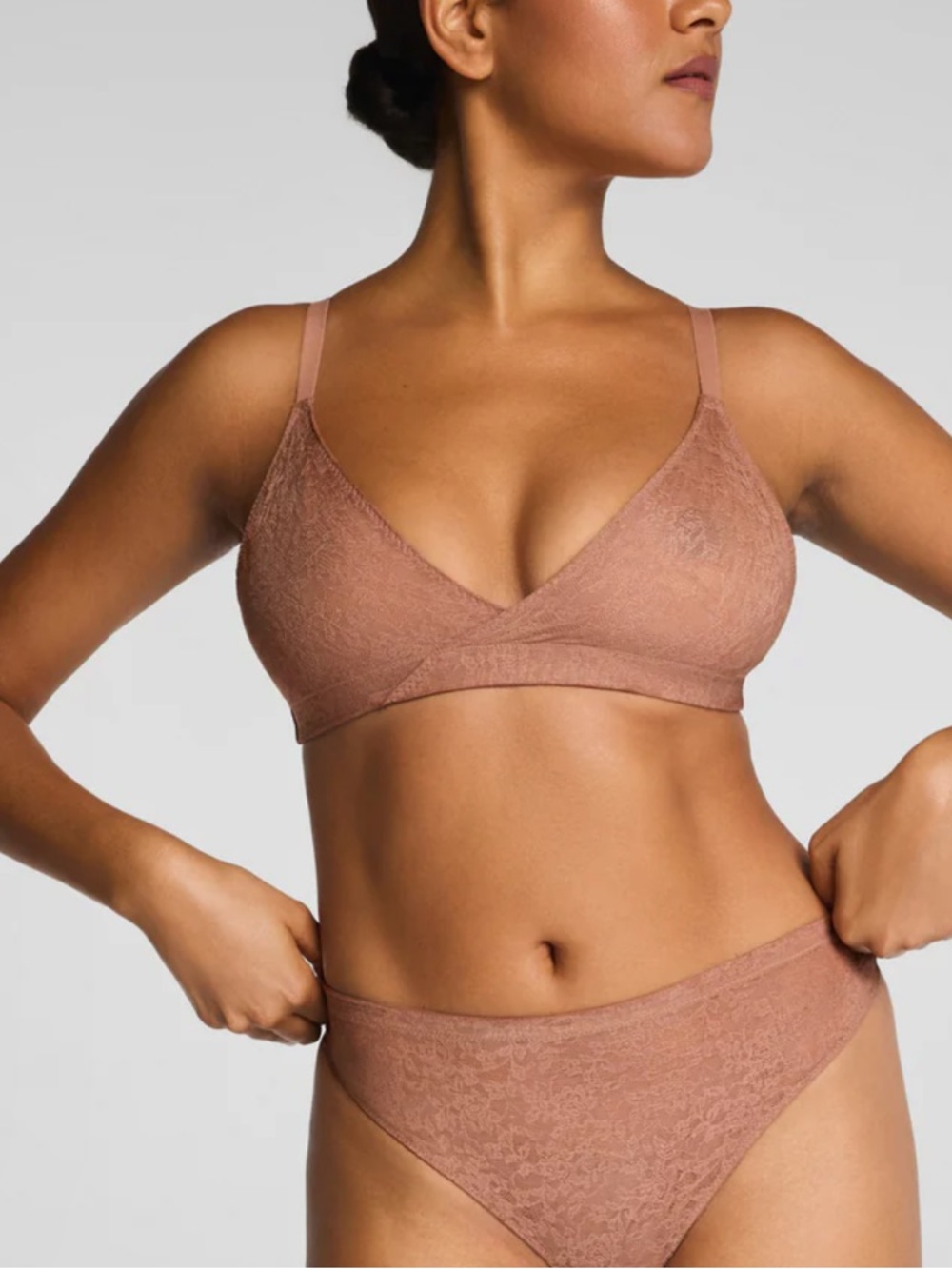 Spanx Day to Night Lace Bralette Large